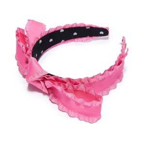 Lele Sadoughi Dahlia Ruffle Shirley Headband